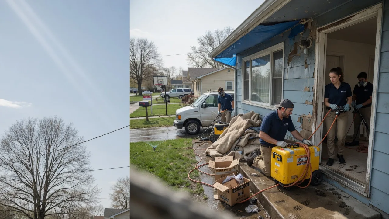 Basement Flood Cleanup in Germantown, OH near me